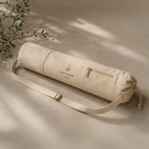 Bolso porta mat de yoga color beige