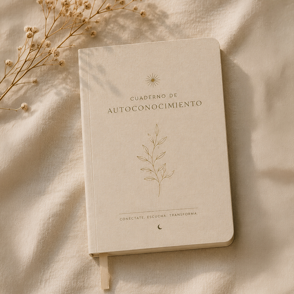 cuadernoautoconocimientobeige Cuaderno de Autoconocimiento color beige